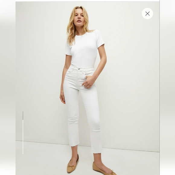 Veronica Beard Carly Kick Flare in White